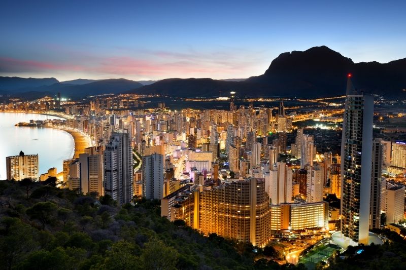 Mirador de la cruz Benidorm