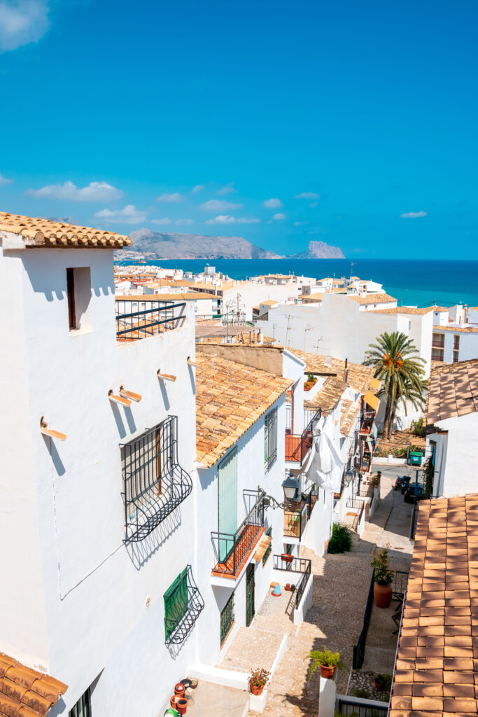 Vistas desde al casco antiguo de Altea