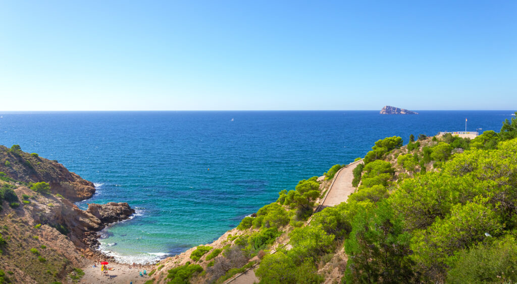 Playas de Benidorm: Cala L'Almadrava