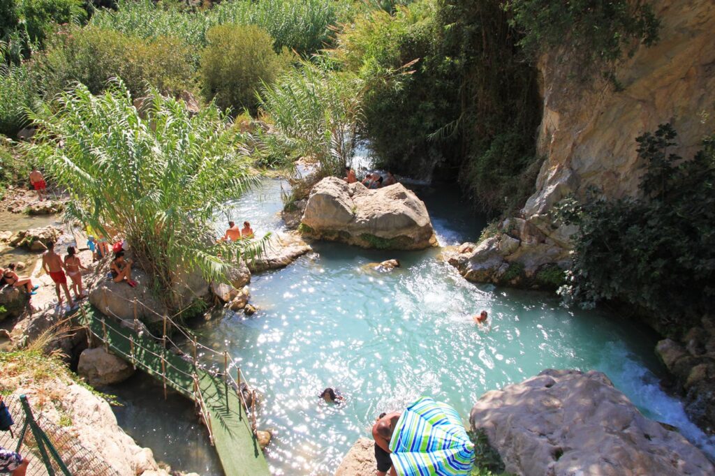 Fuentes del Algar es un plan barato en Benidorm.