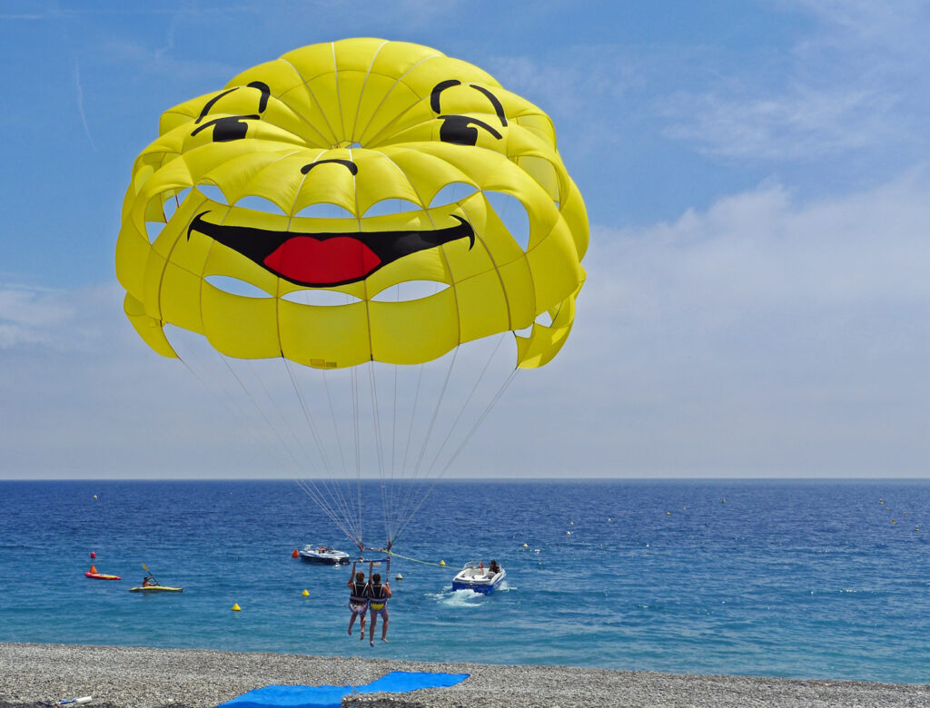 Parasailling en Benidorm.