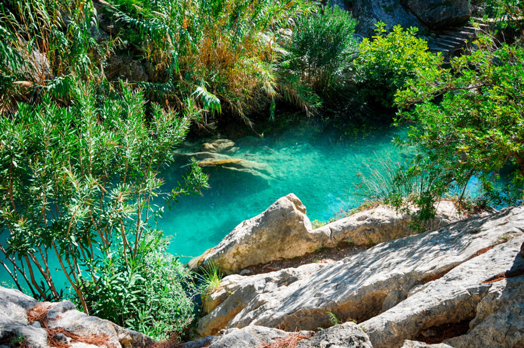 Fuentes del Algar en Benidorm.