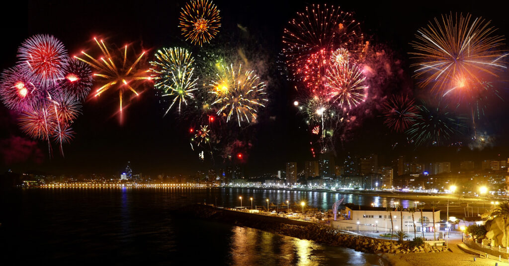 Fiestas patronales en Benidorm.