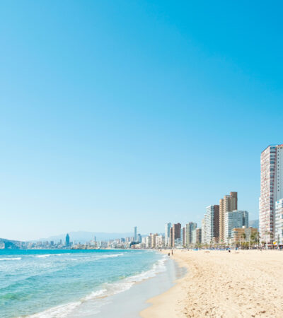 Playa de Levante en Benidorm.