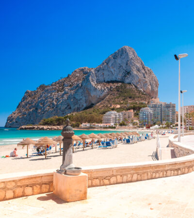 Playa de la Fossa en Calpe.