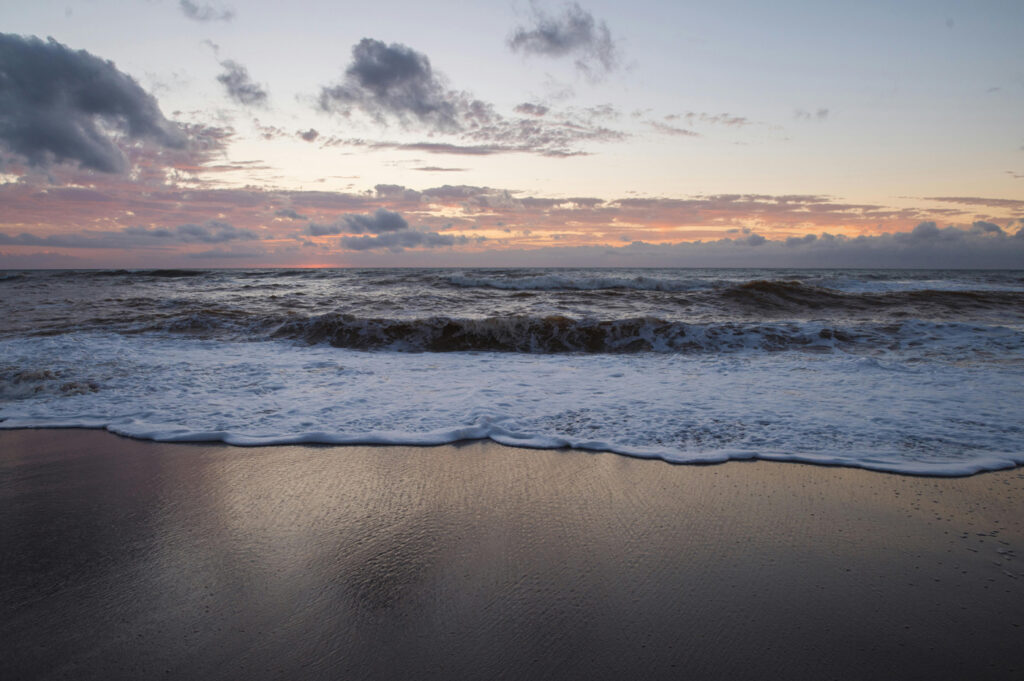 Playa de Levante en invierno.