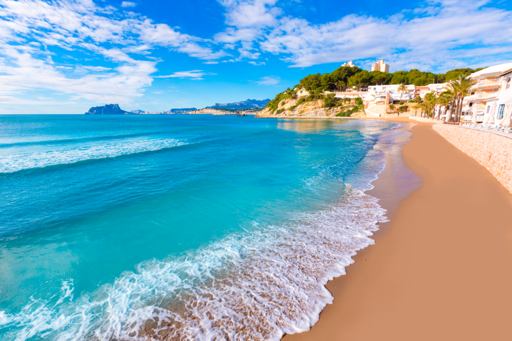 Playa El Portet de Moraira.