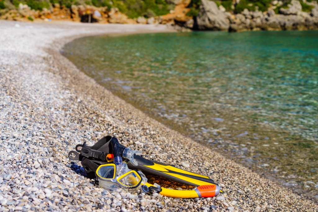 Buceo en una cala cercana a Benidorm.