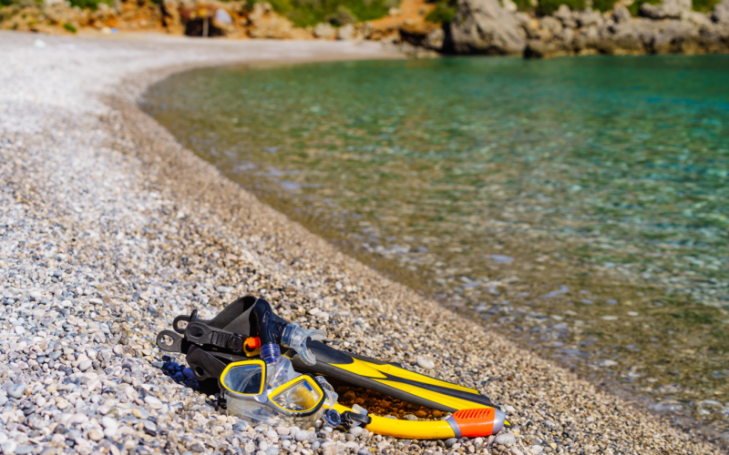 Buceo en una cala cercana a Benidorm.