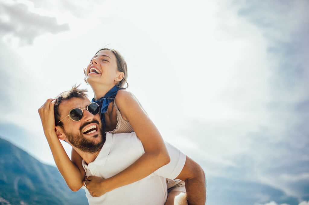 Pareja en Benidorm.